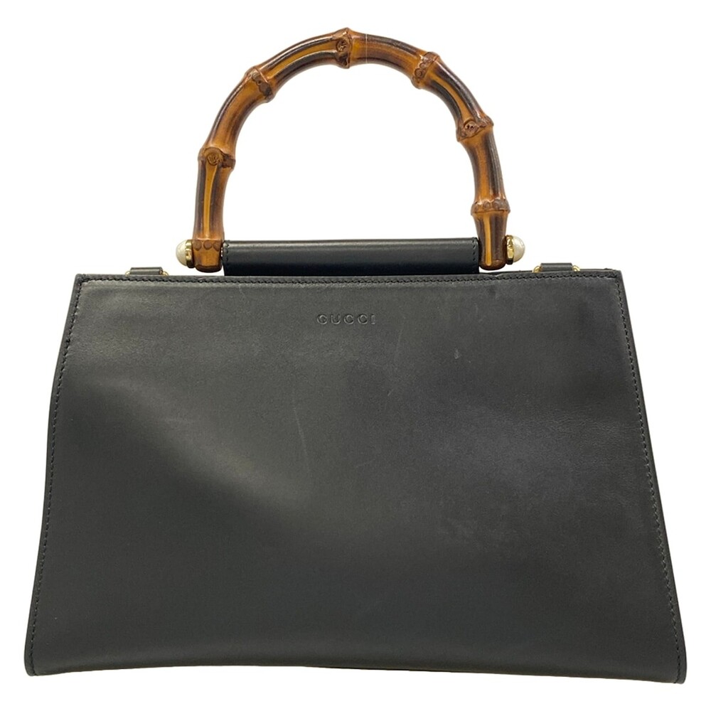 Gucci Nimfair Black Leather Handbag #321007G91B